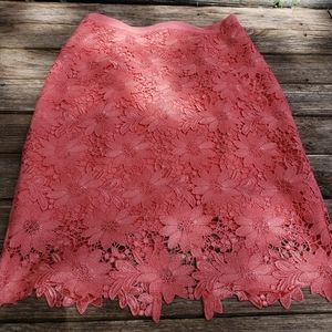 White House Black Market 4 Floral Pencil Skirt